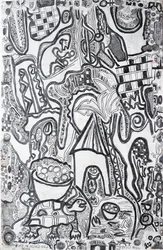 Lebenskreis im Wald (negativ)